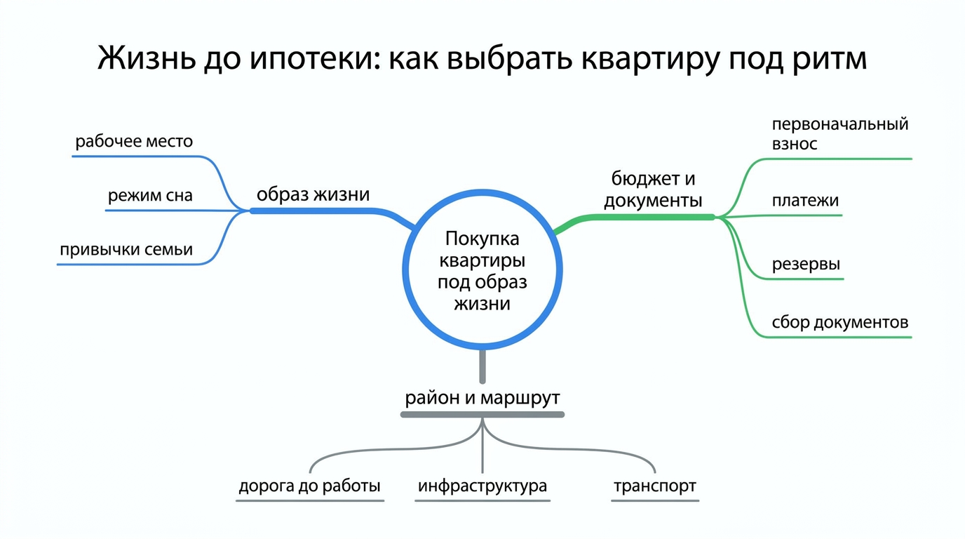 Жизнь до ипотеки: как выбрать квартиру под ритм