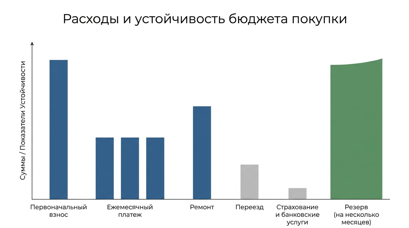 Расходы и устойчивость бюджета покупки